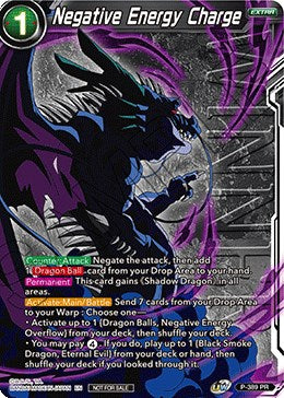 Negative Energy Charge (Tournament Pack Vol. 8) (Winner) (P-389) [Tournament Promotion Cards] | Odin's Place