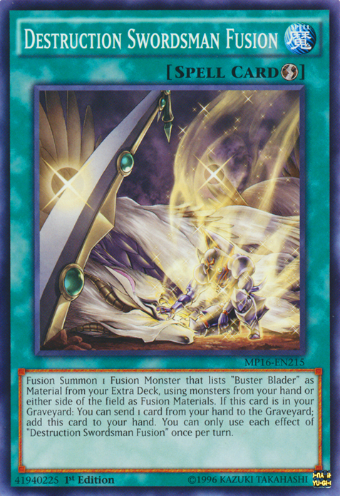 Destruction Swordsman Fusion [MP16-EN215] Common | Odin's Place