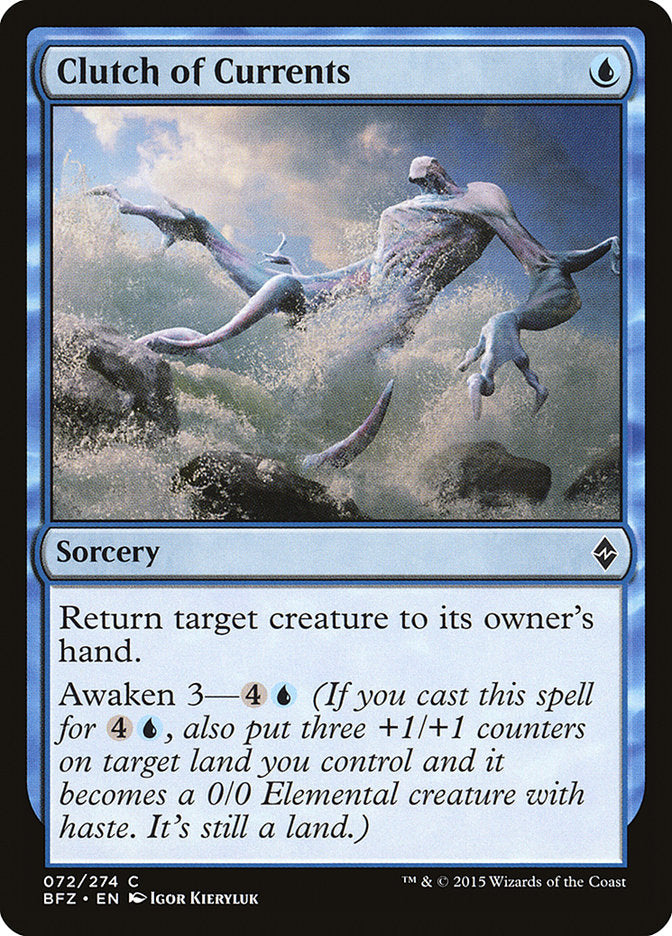 Clutch of Currents (72) [Battle for Zendikar] | Odin's Place