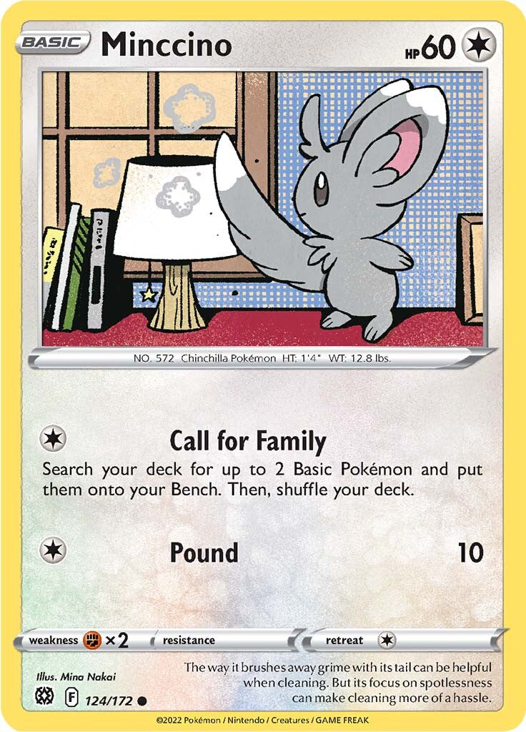 Minccino (124/172) [Sword & Shield: Brilliant Stars] | Odin's Place