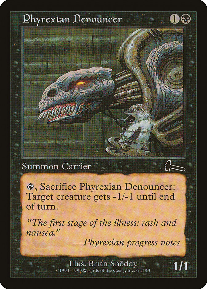 Phyrexian Denouncer (61) [Urza's Legacy] | Odin's Place