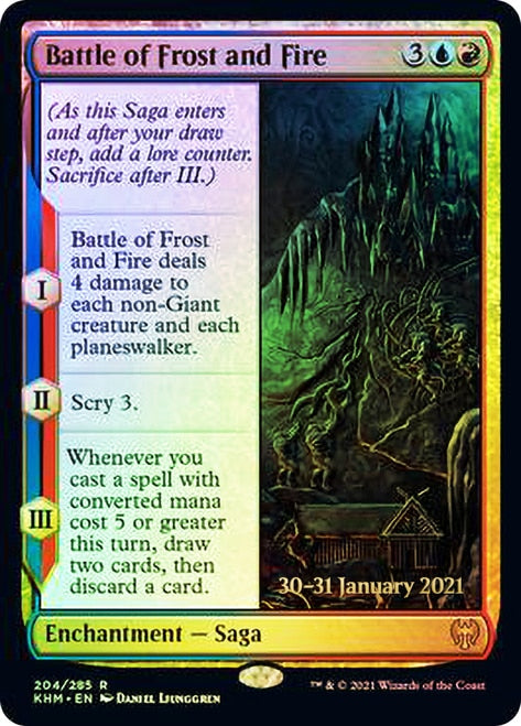 Battle of Frost and Fire [Kaldheim Prerelease Promos] | Odin's Place