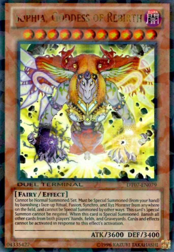 Sophia, Goddess of Rebirth [DT07-EN079] Ultra Rare | Odin's Place
