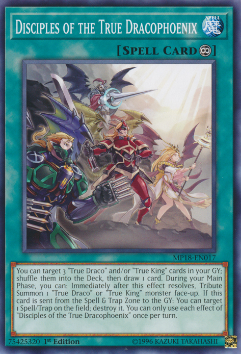Disciples of the True Dracophoenix [MP18-EN017] Common | Odin's Place