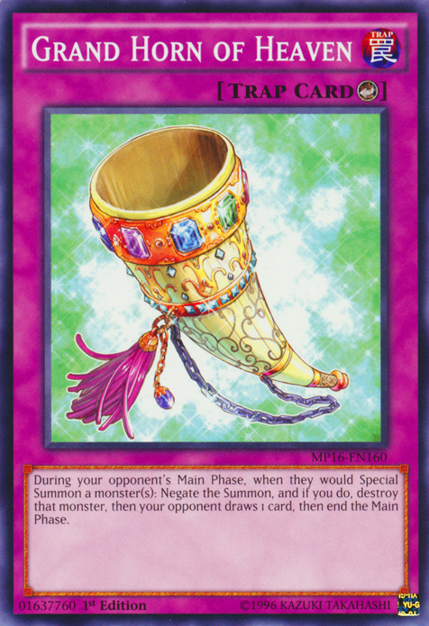 Grand Horn of Heaven [MP16-EN160] Common | Odin's Place