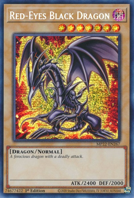 Red-Eyes Black Dragon [MP22-EN267] Prismatic Secret Rare | Odin's Place