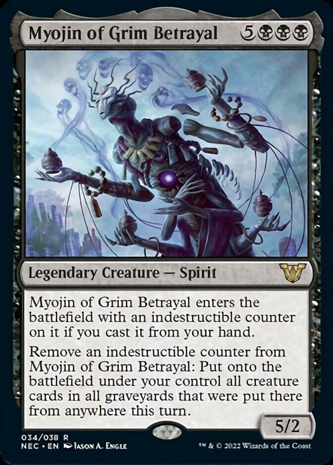 Myojin of Grim Betrayal [Kamigawa: Neon Dynasty Commander] | Odin's Place