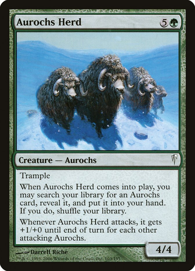Aurochs Herd (103) [Coldsnap] | Odin's Place
