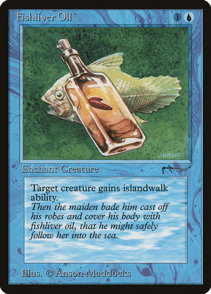 Fishliver Oil (13) (Dark Mana Cost) [Arabian Nights] | Odin's Place