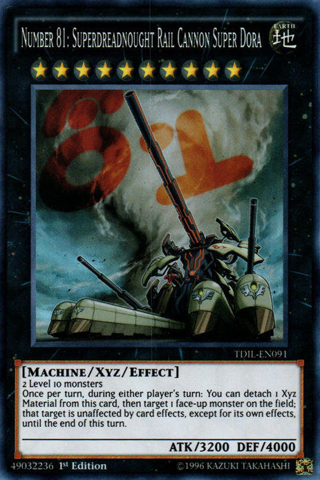 Number 81: Superdreadnought Rail Cannon Super Dora [TDIL-EN091] Super Rare | Odin's Place