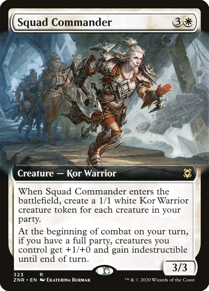 Squad Commander (Extended Art) [Zendikar Rising] | Odin's Place