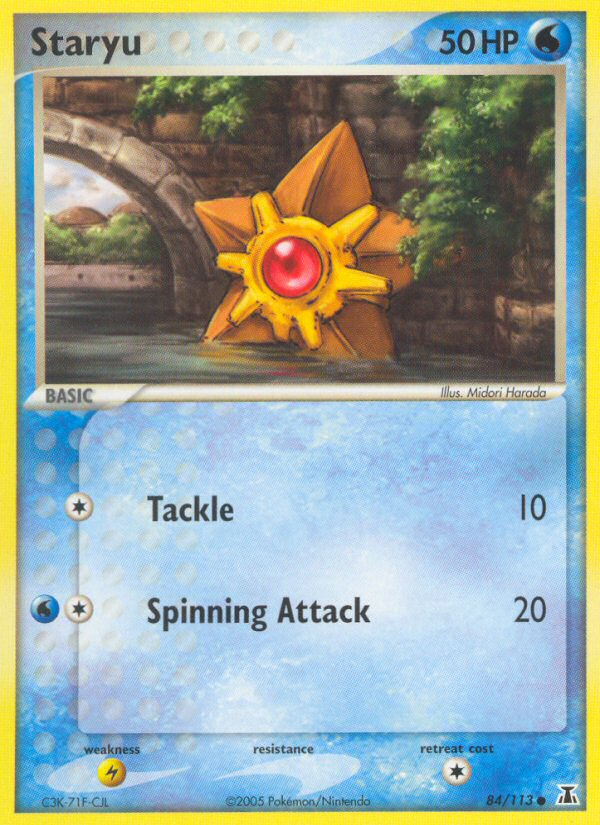 Staryu (84/113) [EX: Delta Species] | Odin's Place