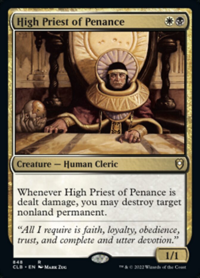 High Priest of Penance [Commander Legends: Battle for Baldur's Gate] | Odin's Place