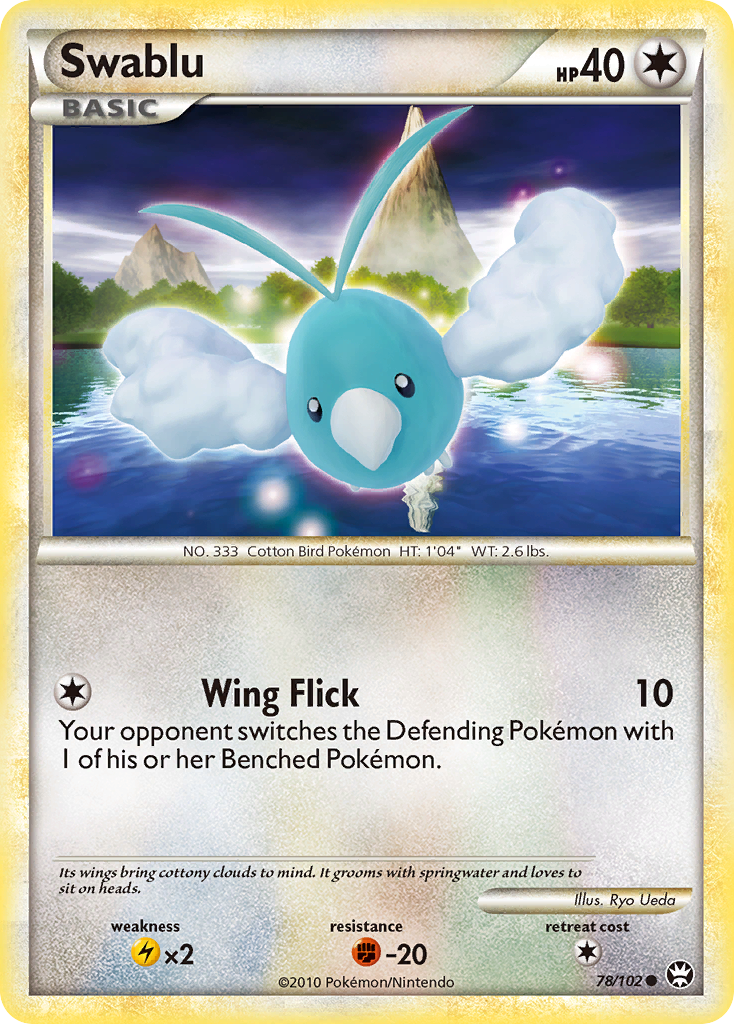 Swablu (78/102) [HeartGold & SoulSilver: Triumphant] | Odin's Place