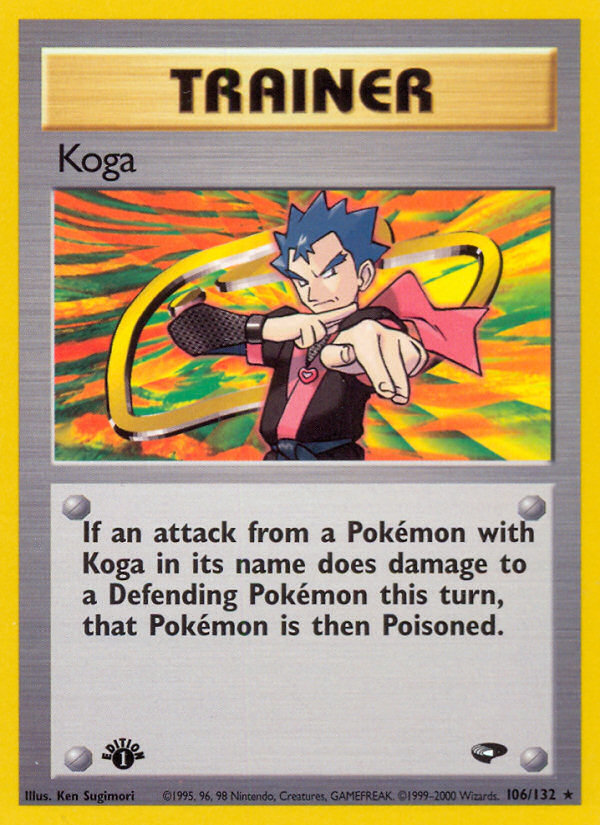 Koga (106/132) [Gym Challenge 1st Edition] | Odin's Place