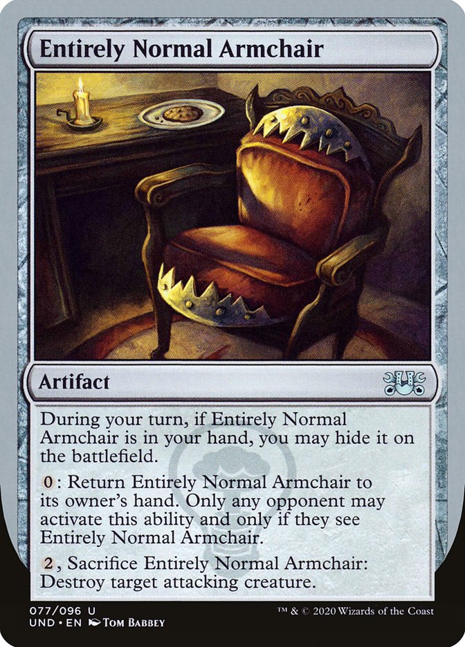Entirely Normal Armchair [Unsanctioned] | Odin's Place