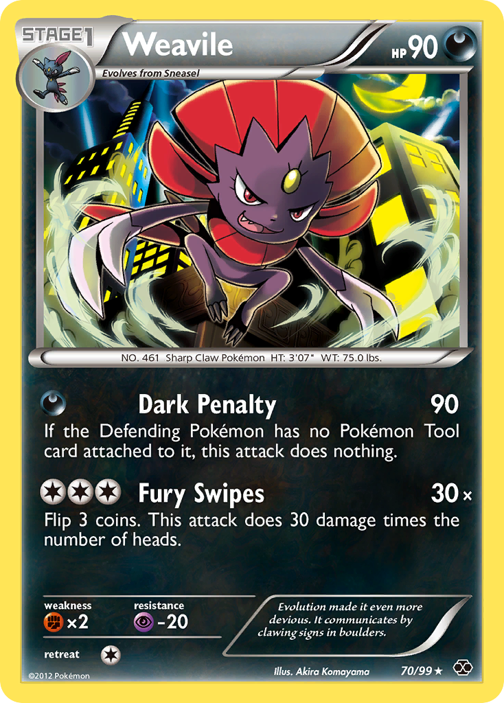 Weavile (70/99) [Black & White: Next Destinies] | Odin's Place