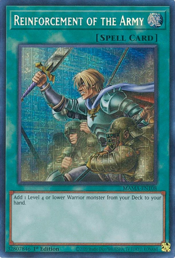 Reinforcement of the Army [MAMA-EN108] Secret Pharaoh's Rare | Odin's Place