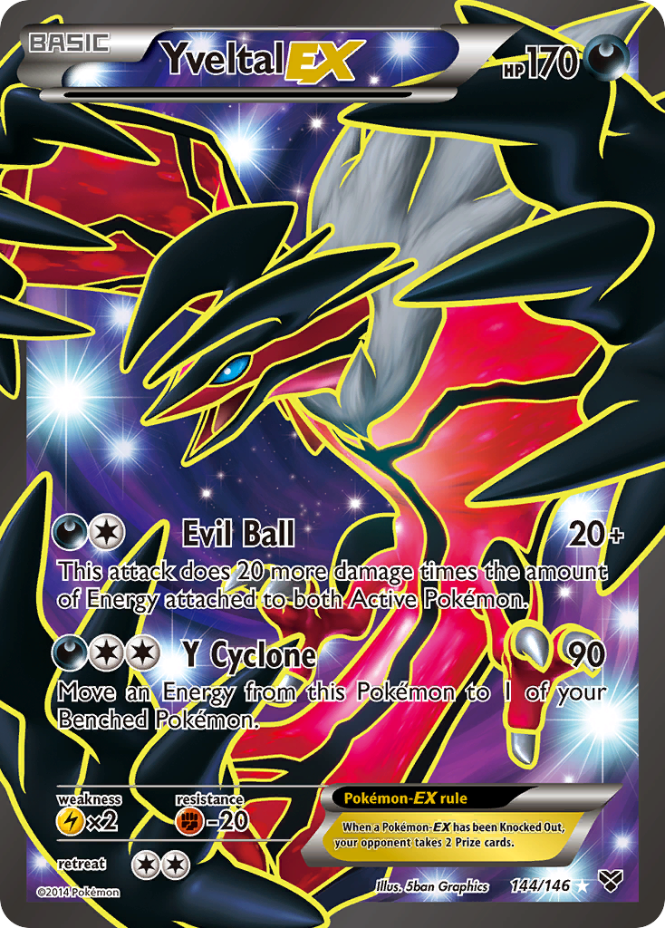 Yveltal EX (144/146) [XY: Base Set] | Odin's Place