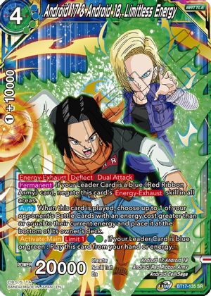 Android 17 & Android 18, Limitless Energy (BT17-135) [Ultimate Squad] | Odin's Place