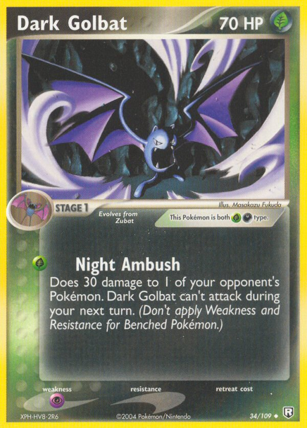 Dark Golbat (34/109) [EX: Team Rocket Returns] | Odin's Place