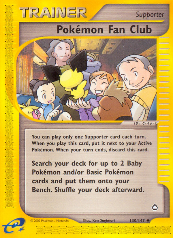Pokemon Fan Club (130/147) [Aquapolis] | Odin's Place