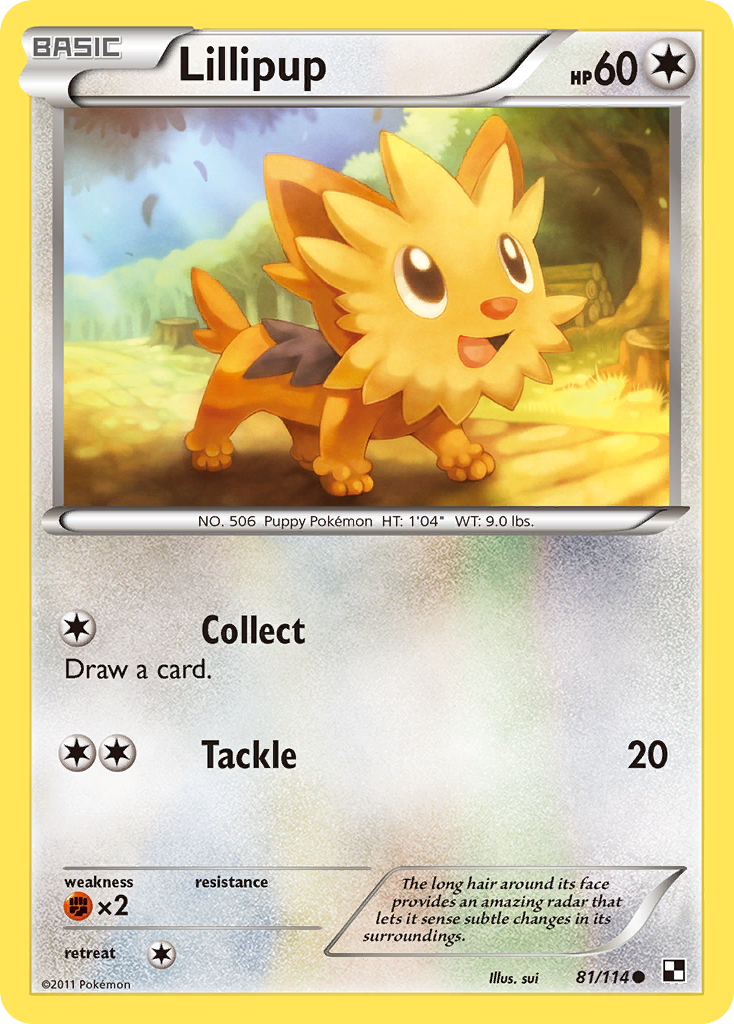 Lillipup (81/114) [Black & White: Base Set] | Odin's Place