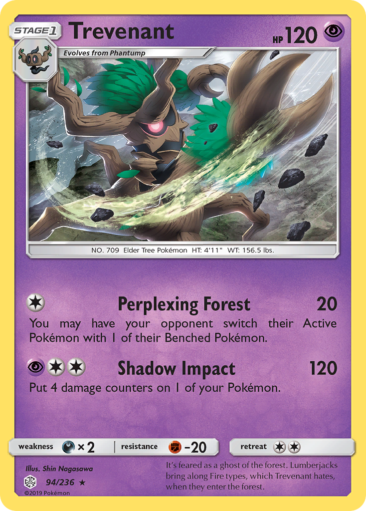 Trevenant (94/236) [Sun & Moon: Cosmic Eclipse] | Odin's Place