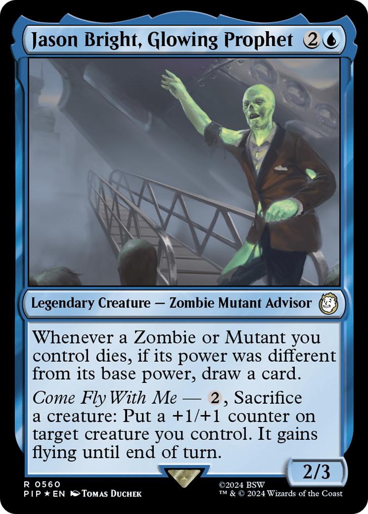 Jason Bright, Glowing Prophet (Surge Foil) [Fallout] | Odin's Place