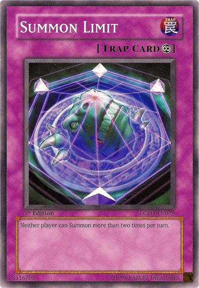 Summon Limit [LODT-EN079] Common | Odin's Place