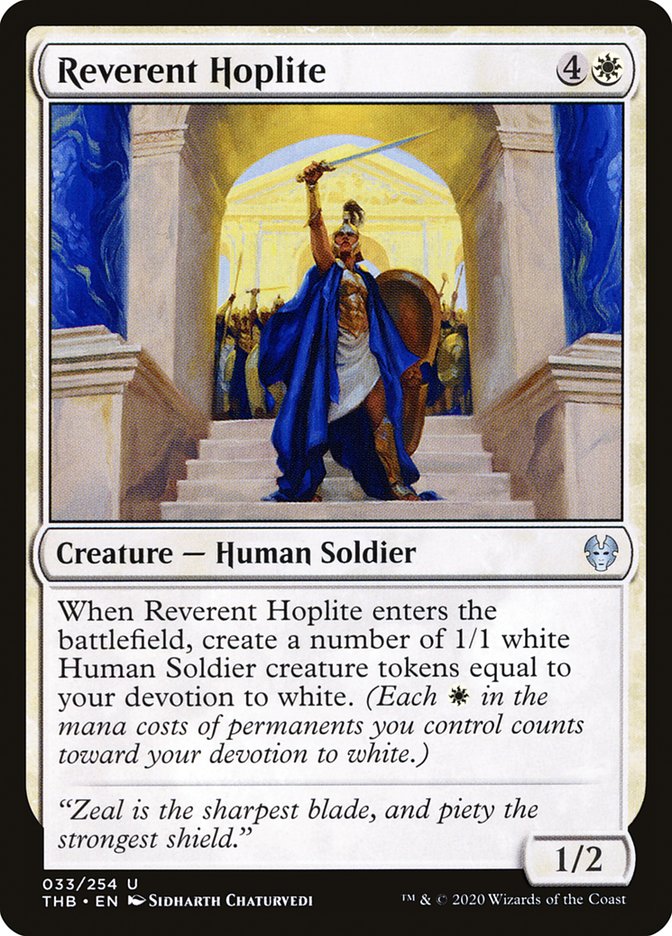 Reverent Hoplite [Theros Beyond Death] | Odin's Place