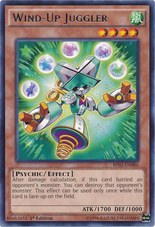 Wind-Up Juggler [BP03-EN086] Rare | Odin's Place