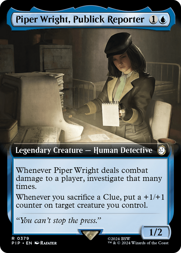 Piper Wright, Publick Reporter (Extended Art) [Fallout] | Odin's Place