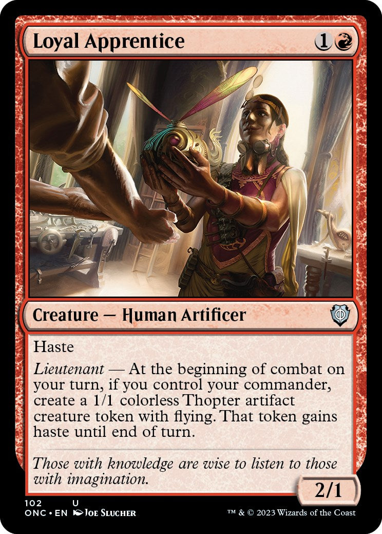 Loyal Apprentice [Phyrexia: All Will Be One Commander] | Odin's Place