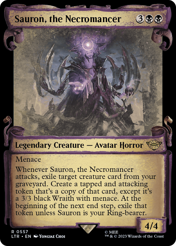 Sauron, the Necromancer [The Lord of the Rings: Tales of Middle-Earth Showcase Scrolls] | Odin's Place