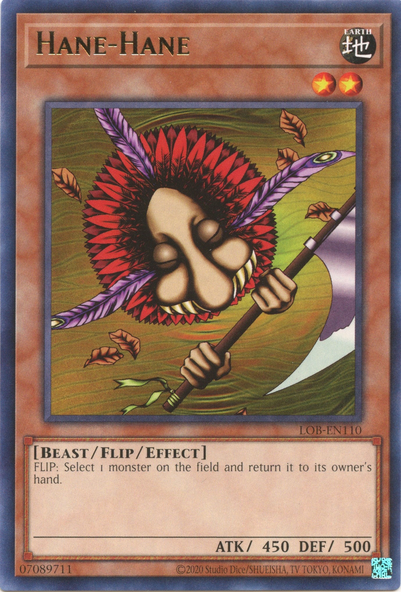 Hane-Hane (25th Anniversary) [LOB-EN110] Rare | Odin's Place