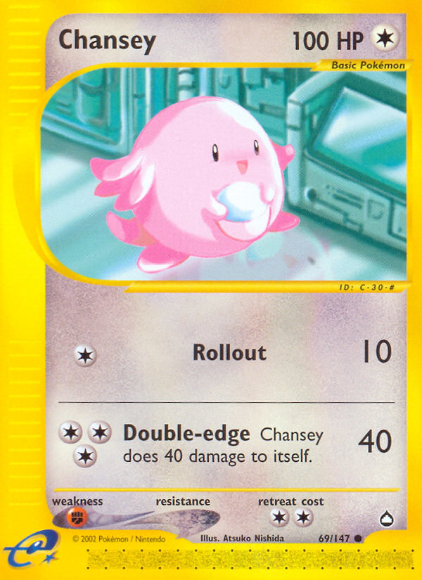 Chansey (69/147) [Aquapolis] | Odin's Place