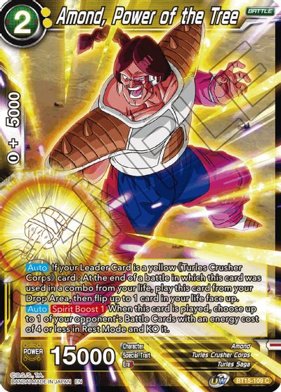 Amond, Power of the Tree (BT15-109) [Saiyan Showdown] | Odin's Place