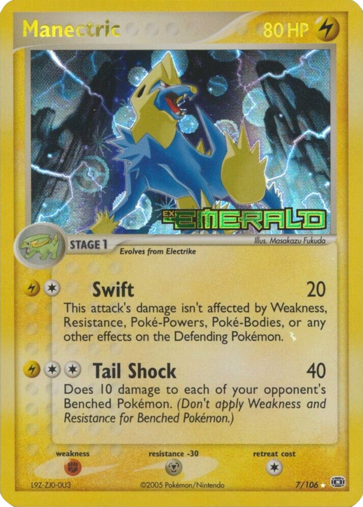 Manectric (7/106) (Stamped) [EX: Emerald] | Odin's Place