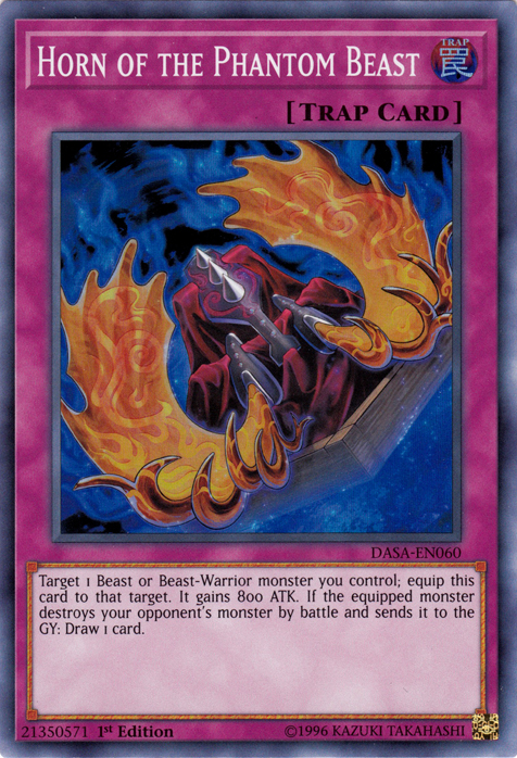 Horn of the Phantom Beast [DASA-EN060] Super Rare | Odin's Place