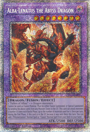 Alba-Lenatus the Abyss Dragon [DIFO-EN035] Starlight Rare | Odin's Place