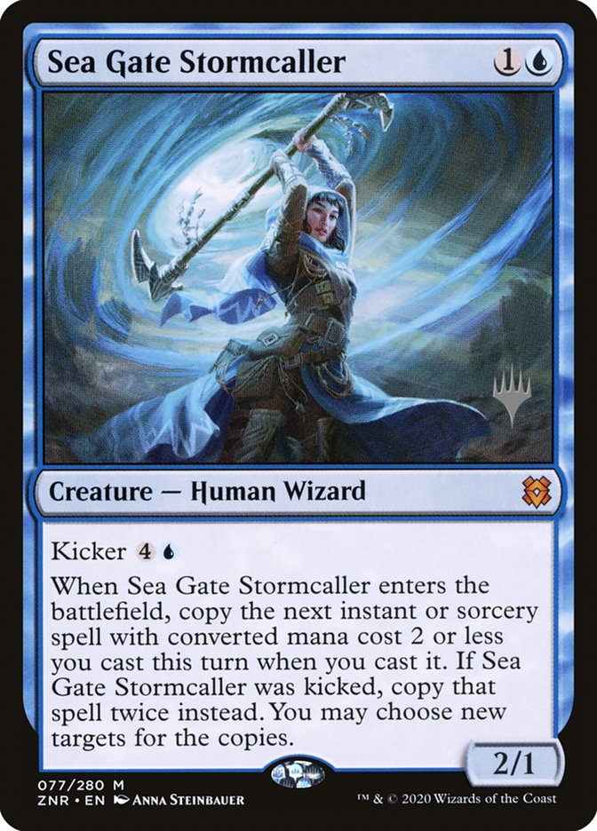 Sea Gate Stormcaller (Promo Pack) [Zendikar Rising Promos] | Odin's Place