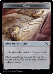 Thopter (0020) // Clue (0018) Double-Sided Token [Murders at Karlov Manor Tokens] | Odin's Place