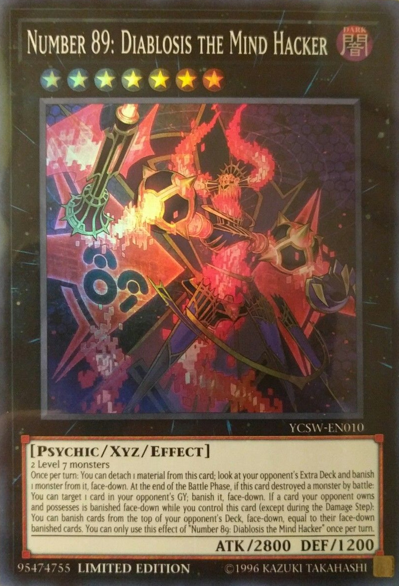 Number 89: Diablosis the Mind Hacker [YCSW-EN010] Super Rare | Odin's Place