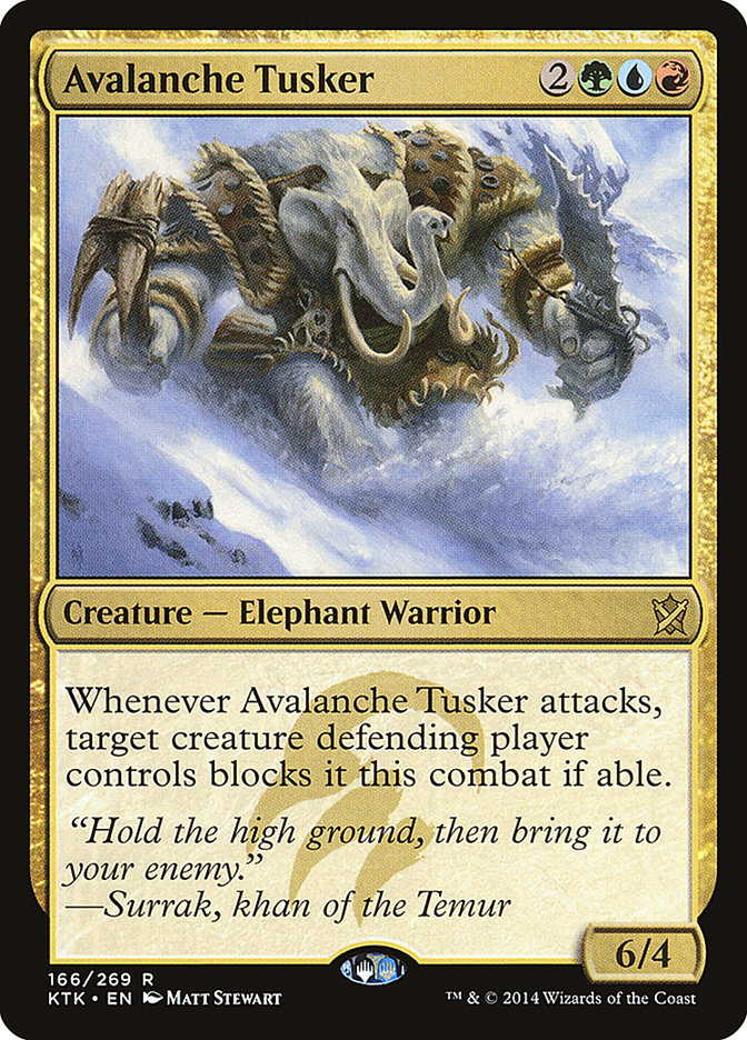 Avalanche Tusker (166) [Khans of Tarkir] | Odin's Place