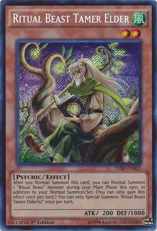 Ritual Beast Tamer Elder [THSF-EN023] Secret Rare | Odin's Place
