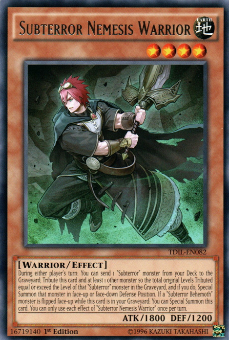 Subterror Nemesis Warrior [TDIL-EN082] Rare | Odin's Place