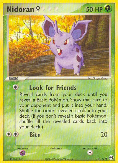 Nidoran (70/112) (Female) [EX: FireRed & LeafGreen] | Odin's Place