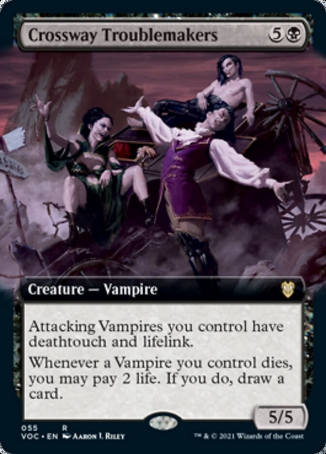 Crossway Troublemakers (Extended Art) [Innistrad: Crimson Vow Commander] | Odin's Place