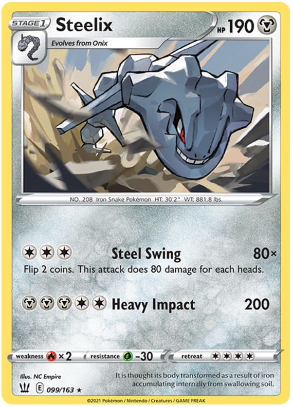 Steelix (099/163) [Sword & Shield: Battle Styles] | Odin's Place